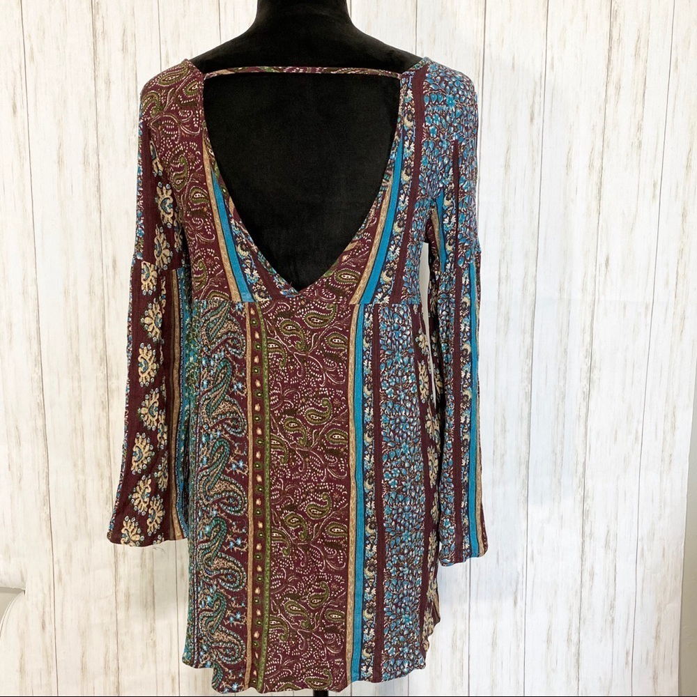 Audrey 3+1 tunic dress hippie boho floral - Picture 4 of 7